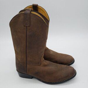 Masterson Boot Co Women's Western Cowboy Boots Sz 6 D Brown Leather RB2000Y